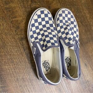 Vans classic Slip On Checkered Design Men’s size 7 women’s size 8.5